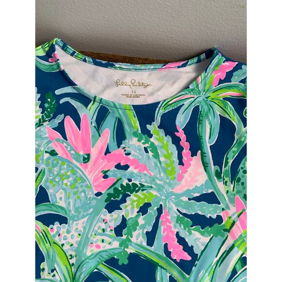 Lilly Pulitzer GIRLS Margo UPF 50+Rashguard Swim Set Sweet Escape‎ - Picture 2 of 3